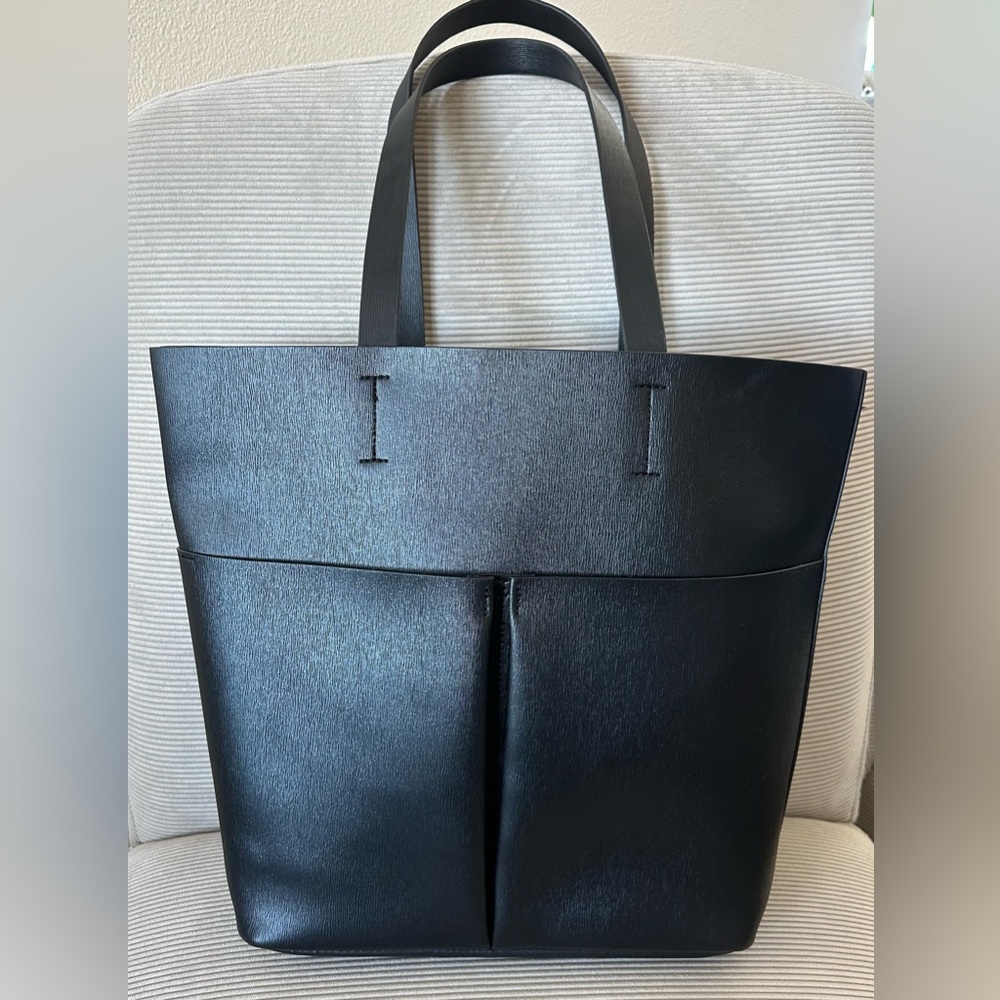 Neiman Marcus Large Black Tote Handbag
